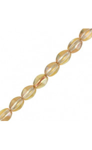 Czech Pinch beads Perlen 5x3mm Crystal apricot medium 00030/29121